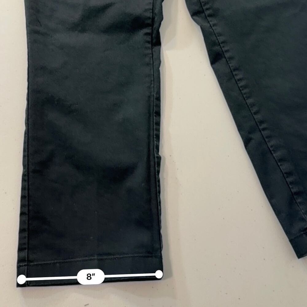 Van Heusen Flex Straight Black Chino Pants Mens 36x29 Stretch Dress Casual - Picture 6 of 9